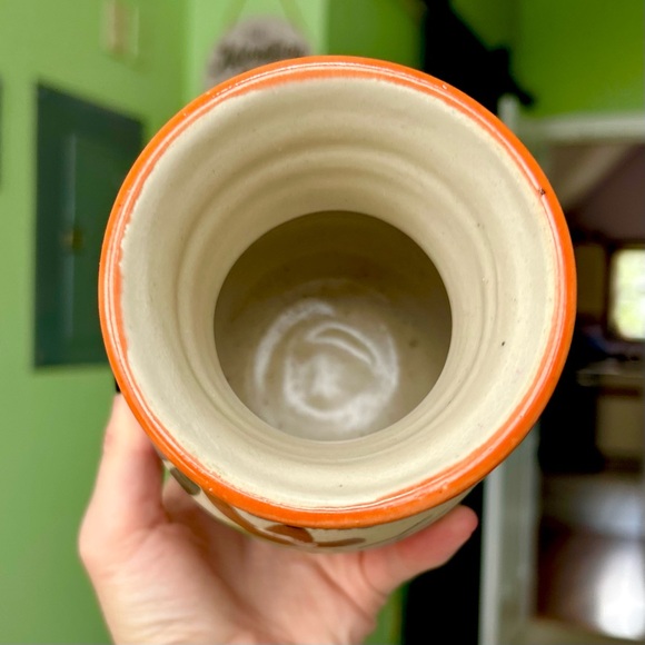 Vintage Mexican Pottery Handmade Siesta Sleeping Somberero Hat Planter Vase Art - Picture 4 of 9